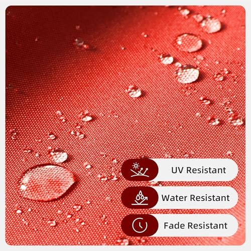 Patio Cantilever Umbrella Outdoor Waterproof Cover with Zippe - Image 3