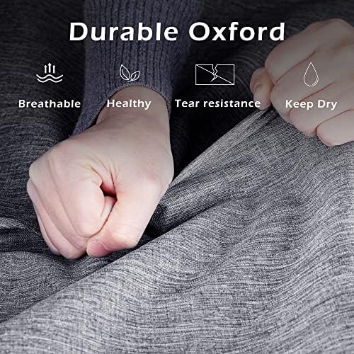 MISSLO Hanging Garment Bags for Travel Suit Bags for Closet Storage 50" Moving Bags for Clothes Dress Cover for Coat, Jacket, Shirt, Clothing (Pack of 3) - Image 6