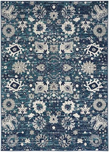 Nourison Home Passion Surf 5'3" x 7'3" Area Rug - Easy Clean, Non Shedding, Bed Room, Living Room, Dining Room, Kitchen (5' x 7') - Image 4