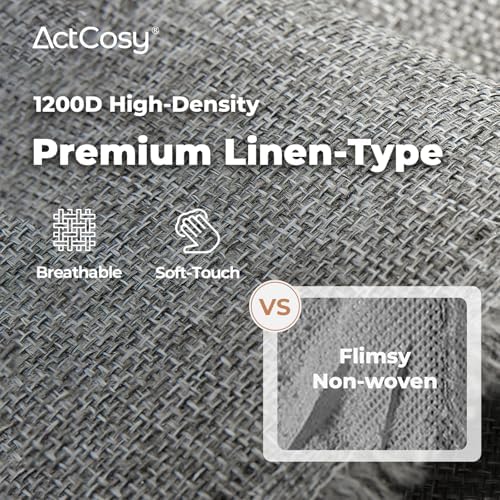 8Pack Sheet Organizers and Storage with Handles – Foldable Linen Closet Storage for King & Queen Sheet Sets – Clear Window & Removable Labels – Dustproof & Space-Saving Design, 8Pack, Grey - Image 2
