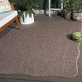 SAFAVIEH Washable Rug Outdoor Courtyard Collection - 5'3" x 7'7", Natural & Black, Non-Shedding & Easy to Clean, Ideal for Patio, Backyard, Mudroom (CY8521-37312) by Unknown