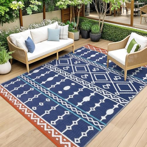 Acekool RV Outdoor Rug 9x18 FT, Waterproof Large Area Plastic Camping Mat by Acekool