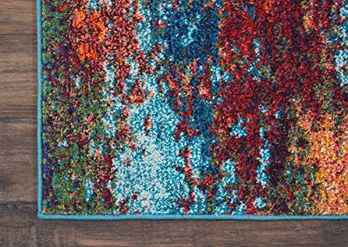Nourison Home Celestial Atlantic 2'2" x 10' Area Rug - Easy Clean, Non Shedding, Bed Room, Living Room, Dining Room, Kitchen (10' Runner) - Image 4