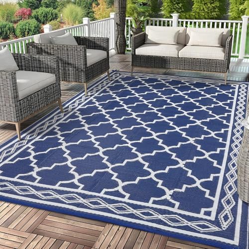 GAOMON Outdoor Rug for Patio Reversible Plastic Camping Rugs - Image 2