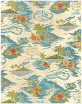 Gertmenian Premium Printed Indoor Outdoor Rugs by Reyn Spooner - 5x7 Standard, Soft, Durable, & Washable Tropical Rugs for Deck, Patio or Living Room - Pacific Paradise, Multi, 46762 by Gertmenian
