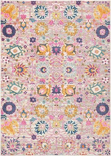 Nourison Home Passion Silver 5'3" x 7'3" Area Rug - Easy Clean, Non Shedding, Bed Room, Living Room, Dining Room, Kitchen (5' x 7') - Image 4
