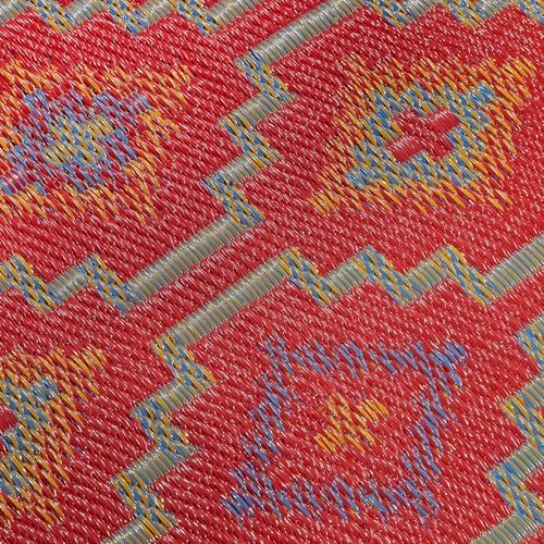 Fab Habitat Striped Non Slip Doormat - Durable, Thin - Recycled Plastic - Entryway, Front Door, Porch, Patio - Lhasa - Orange & Violet (24" x 36" Non-Slip) - Image 5
