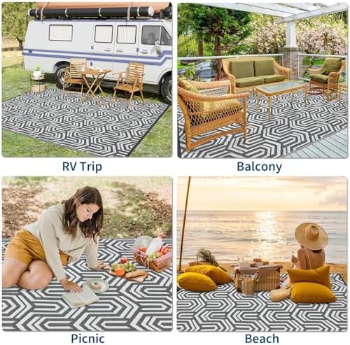 GAOMON Outdoor Rug 9x18 ft Extra Large Waterproof Patio Rug - Image 6