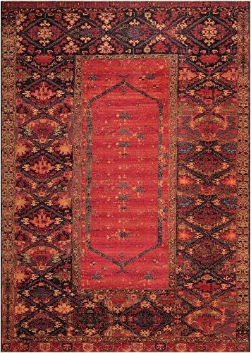 Unique Loom Outdoor Tribal Collection Area Rug - Quepos (10' x 14' 1" Rectangle, Multi/ Black) - Image 3