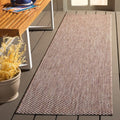 SAFAVIEH Washable Rug Outdoor Courtyard Collection - 2'3" x 14' Runner, Natural & Black, Non-Shedding & Easy Cleaning, Ideal for Patio, Entryway, Mudroom, Hallway, Kitchen (CY8521-37312) by Unknown