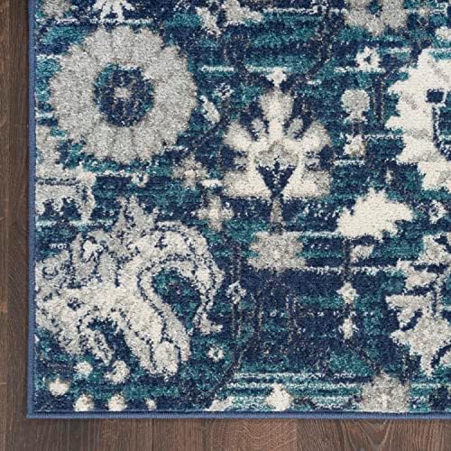 Nourison Home Passion Surf 5'3" x 7'3" Area Rug - Easy Clean, Non Shedding, Bed Room, Living Room, Dining Room, Kitchen (5' x 7') - Image 6