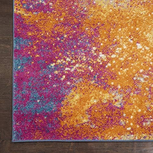 Nourison Home Passion 8' Runner Multicolor Fabric Modern Area Rug (8' Runner) - Image 5