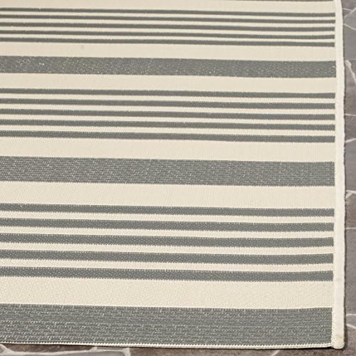SAFAVIEH Courtyard Outdoor Runner Rug 2'3"x16', Grey & Bone CY6062-236 - Image 4
