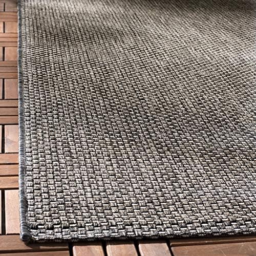 SAFAVIEH Courtyard Outdoor Area Rug 9x12, Large Black & Beige CY8521-36621 - Image 4