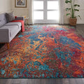 Nourison Home Celestial Atlantic 9' x 12' Area Rug - Easy Clean, Non Shedding, Bed Room, Living Room, Dining Room, Kitchen (9' x 12') by NourisonHome