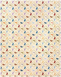 Gertmenian Reyn Spooner Kona Coast Fresco Hawaiian Tropical Rugs - 8x10 Large, Washable, Stain & UV Resistant Indoor Outdoor Area Rug - Ivory Multi, Kanaloa Whales, 46767 by Gertmenian