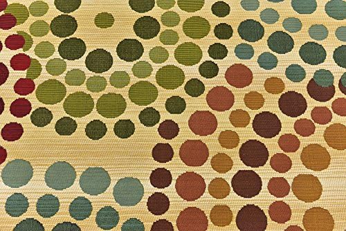 Unique Loom Outdoor Modern Collection Area Rug - Spark (4' 1" x 6' 1" Rectangle, Beige/ Burgundy) - Image 5