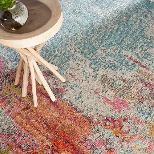Nourison Home Celestial Sealife 7'10" x 10'6" Area Rug - Easy Clean, Non Shedding, Bed Room, Living Room, Dining Room, Kitchen (8' x 11') - Image 6