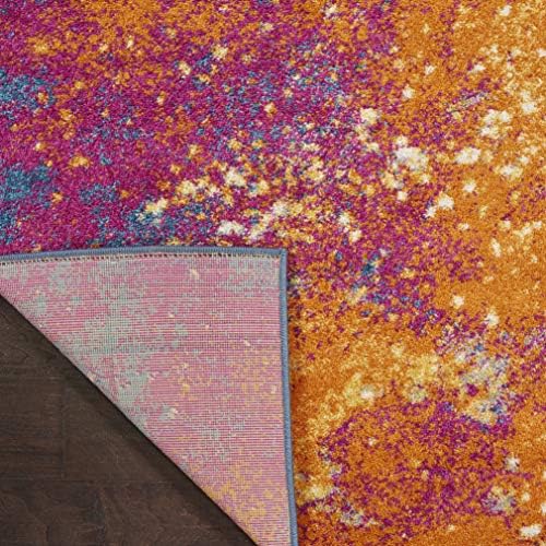 Nourison Home Passion 8' Runner Multicolor Fabric Modern Area Rug (8' Runner) - Image 4