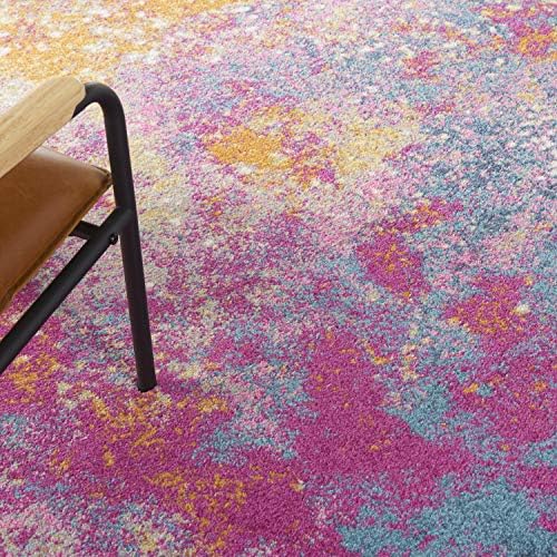 Nourison Home Passion Sunburst 12' x 18' Area Rug, Modern, Abstract, Easy Clean, Non Shedding, Bed Room, Living Room, Dining Room, Kitchen (12x18) - Image 5