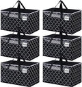 HomeHacks Heavy Duty Moving Bags, 6 Packs, 100L, Black by HomeHacks