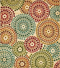 Unique Loom Outdoor Modern Collection Area Rug - Spark (10' x 12' 2" Rectangle, Beige/ Burgundy) by UniqueLoom