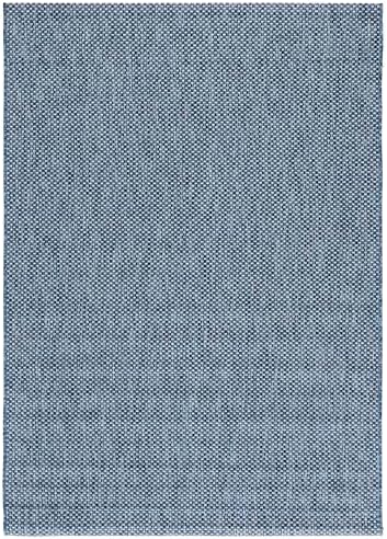 SAFAVIEH Courtyard Collection 5'3" x 7'7" Navy/Grey CY8521 Indoor/ Outdoor Waterproof Easy Cleaning Patio Backyard Mudroom Area Rug - Image 3