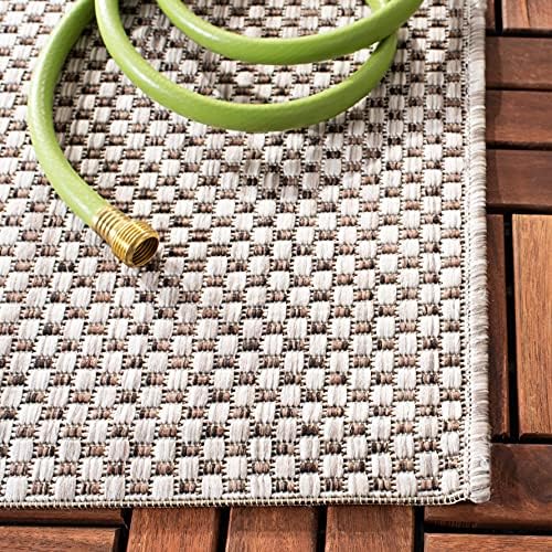 SAFAVIEH Courtyard Outdoor Area Rug 8x10, Large Beige & Brown CY8521-36312 - Image 4