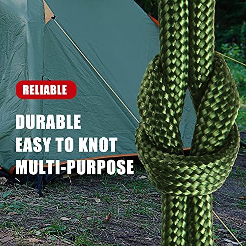 WEREWOLVES 650lb Paracord/Parachute Cord - 9 Strand Paracord Rope - 100', 200' Spools of Parachute Cord, Type III Paracord for Camping, Survival - Image 3