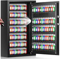 144 Keys Anti-Theft Fireproof Key Cabinet Wall Mount with Combination Lock by NebakneSafe