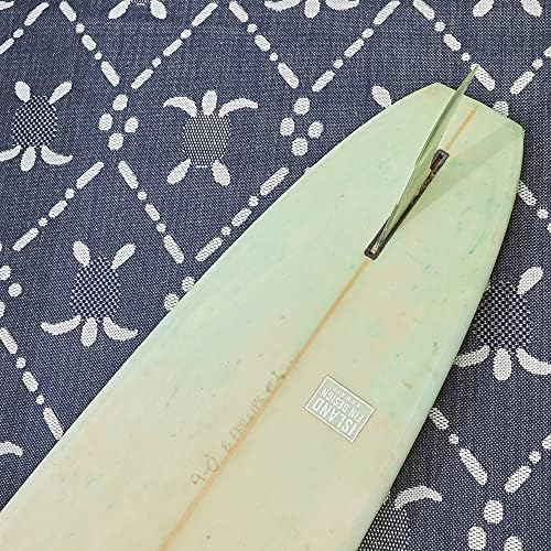 Gertmenian Indoor/Outdoor Kona Coast by Reyn Spooner Rug - 6x9 Medium, Stain & UV Resistant, Ideal for Deck, Patio, Poolside Rooms - Turtle Geometric, Navy Blue, 46659 - Image 5