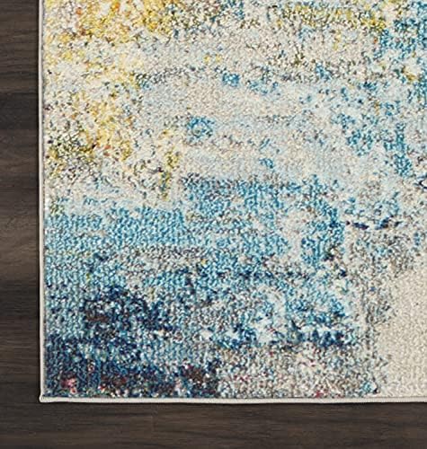Nourison Home Celestial Sealife 3' x 5' Area Rug - Easy Clean, Non Shedding, Bed Room, Living Room, Dining Room, Kitchen (3' x 5') - Image 5