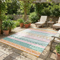 Outdoor Patio Rug 10x20 Outdoor Rug Boho Plastic Straw Rugs for Patio Reversible Mat Waterproof Camping Rugs for RV Beach Deck Picnic Backyard Porch Easy Clean Floor Cover, Orange Pink by Unknown