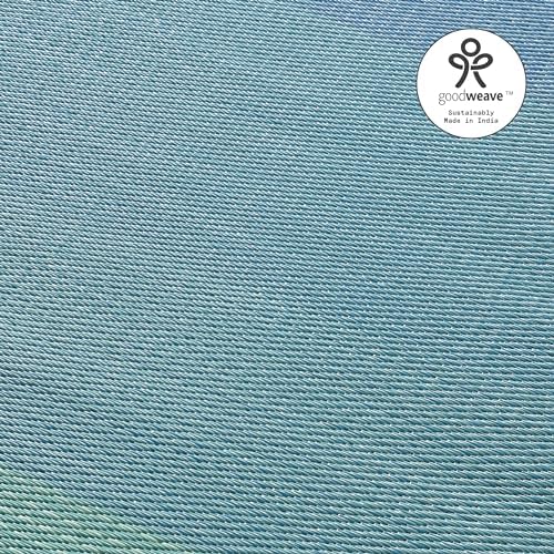Fab Habitat Outdoor Rug - Waterproof, Fade Resistant, Crease-Free - Premium Recycled Plastic - Ombre - Porch, Deck, Balcony, Hallway, Poolside - Big Sur - Teal - 2.5 x 8 ft Runner - Image 6