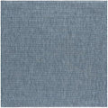 SAFAVIEH Courtyard Outdoor Square Rug 10', Navy & Grey CY8521-36821 by Unknown