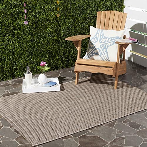 SAFAVIEH Courtyard Outdoor Area Rug 5'3"x7'7", Beige & Brown CY8521-36312 by Unknown