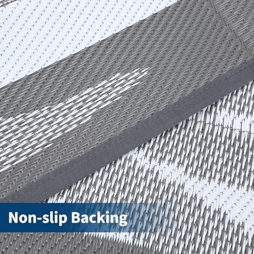 GAOMON Outdoor Rug 8x10 ft Waterproof Reversible Patio Rug - Image 3