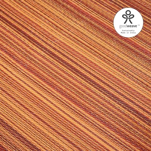 Fab Habitat Stripe Coastal Colorful Outdoor Rug - Waterproof, Crease-Free Fade Resistant, Reversible - Recycled Plastic - Patio Porch Balcony Deck Yard Garden - Cancun Terracotta - 3x5 ft - Image 6