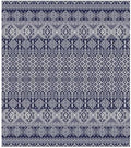 Gertmenian Indoor Outdoor Bohemian Area Rug - 6x9 Medium, Fade Resistant, Ideal for High Traffic in Living Room, Bedroom, Patio - Moroccan, Blue, 27102 by Gertmenian