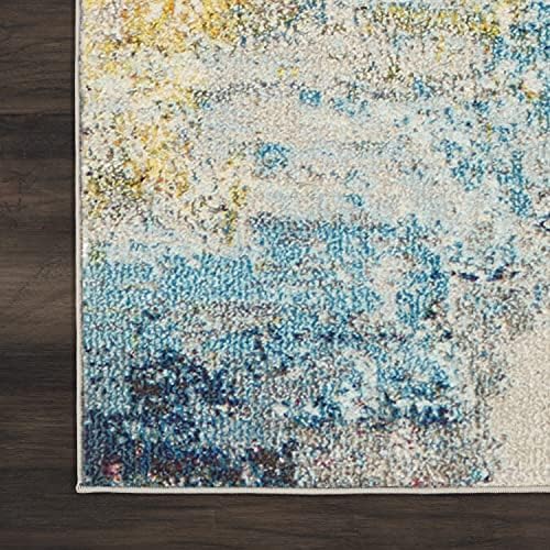 Nourison Home Celestial Sealife 2'2" x 7'6" Area Rug - Easy Clean, Non Shedding, Bed Room, Living Room, Dining Room, Kitchen (8' Runner) - Image 4