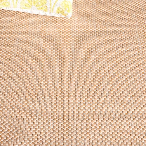 SAFAVIEH Washable Rug Outdoor Courtyard Collection - 2'3" x 18' Runner, Natural & Cream, Non-Shedding & Easy Cleaning, Ideal for Patio, Entryway, Mudroom, Hallway, Kitchen (CY8521-03012) - Image 4