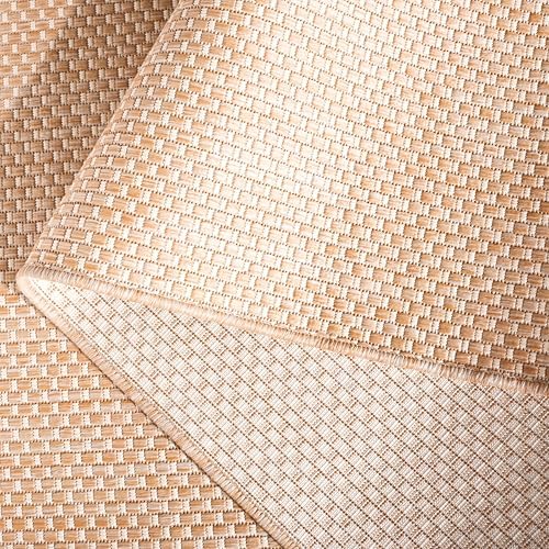 SAFAVIEH Washable Rug Outdoor Courtyard Collection - 2'3" x 18' Runner, Natural & Cream, Non-Shedding & Easy Cleaning, Ideal for Patio, Entryway, Mudroom, Hallway, Kitchen (CY8521-03012) - Image 7