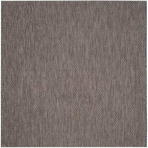 SAFAVIEH Courtyard Collection CY8521 Indoor/ Outdoor splashpoof Easy scrubbing Patio Backyard Mudroom Area-Rug, 8' x 11', Black/Beige - Image 5