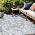 Luul Home Floral Indoor Outdoor Rugs 8x10 Large Area Rug for Living Room, Patio Decor, Kitchen, and Entryway Rug, Washable Stain Resistant Outside Carpet Beige 8 x 10 by Unknown